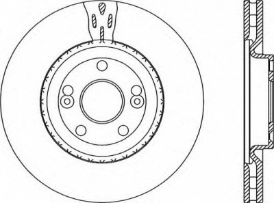 OPEN PARTS bdr195720 -  Тормозной диск